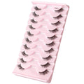 Half Lashes Mink Eyelashes Natural Soft Cat Eye False Eyelashes Long Wispy 3D Mink Lashes Makeup Eyelash Extension Fake Lashes