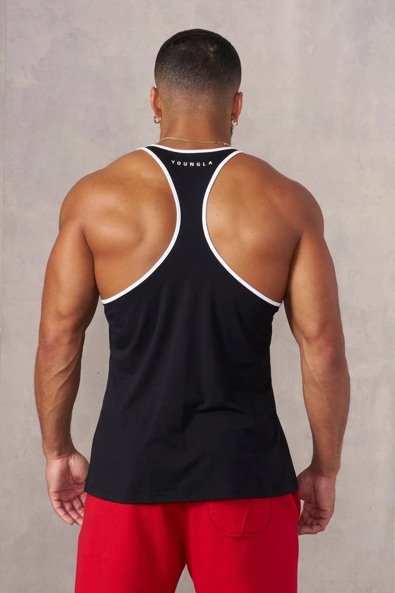 2025 adult explorer vest New men's vest outdoor running training sports fitness quick-drying breathable cotton printed top