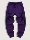 2025 Men's Gothic Print Casual Jogging Sport Pants Multifunctional Couple Pants Fashion Hip Hop Pants Comfortable Sport Pants