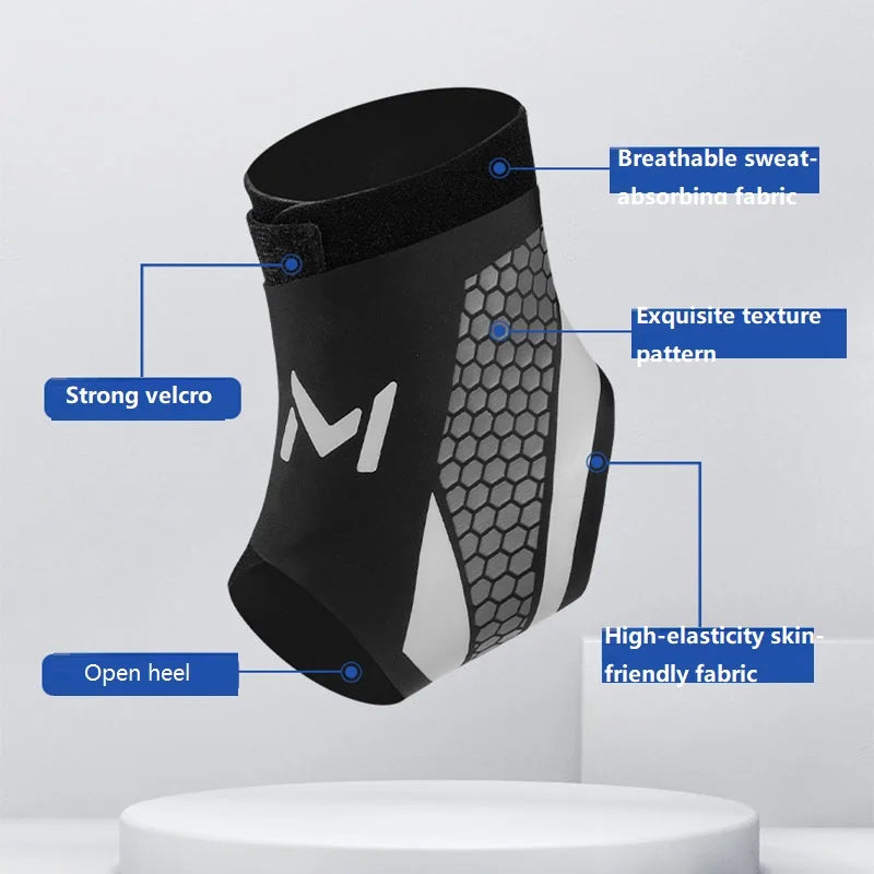 1-2PCS Bandage Ankle Protector Foot Support for Pain Plantar Fasciitis Night Splint Ankle Protector Soccer Compression Anklet